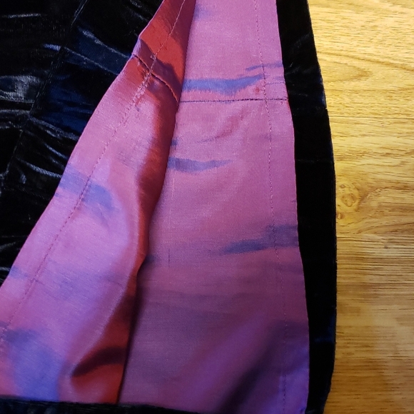 VTG Cache crushed velvet skirt size 10 - Picture 3 of 3